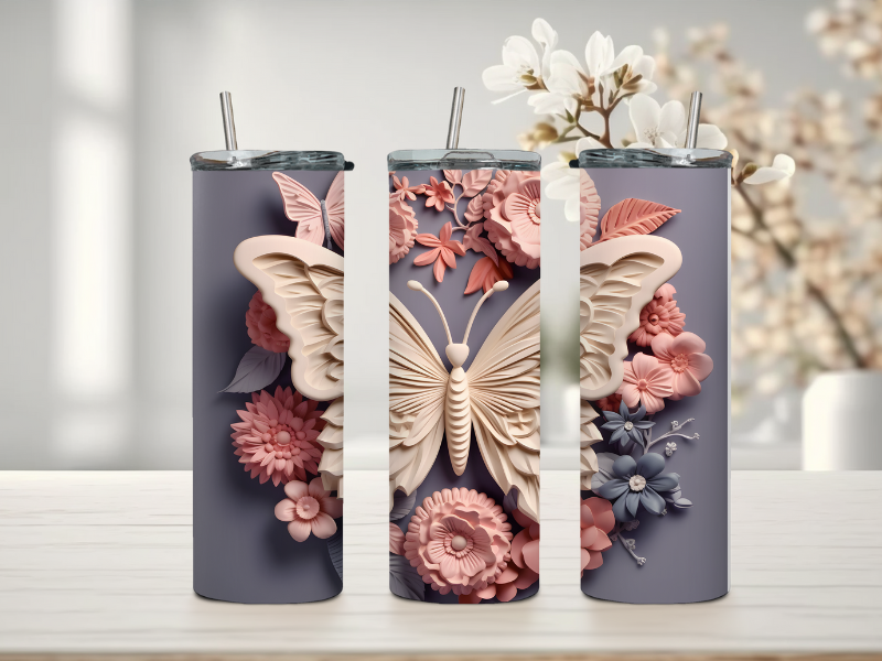 Butterfly 20oz Tumblers