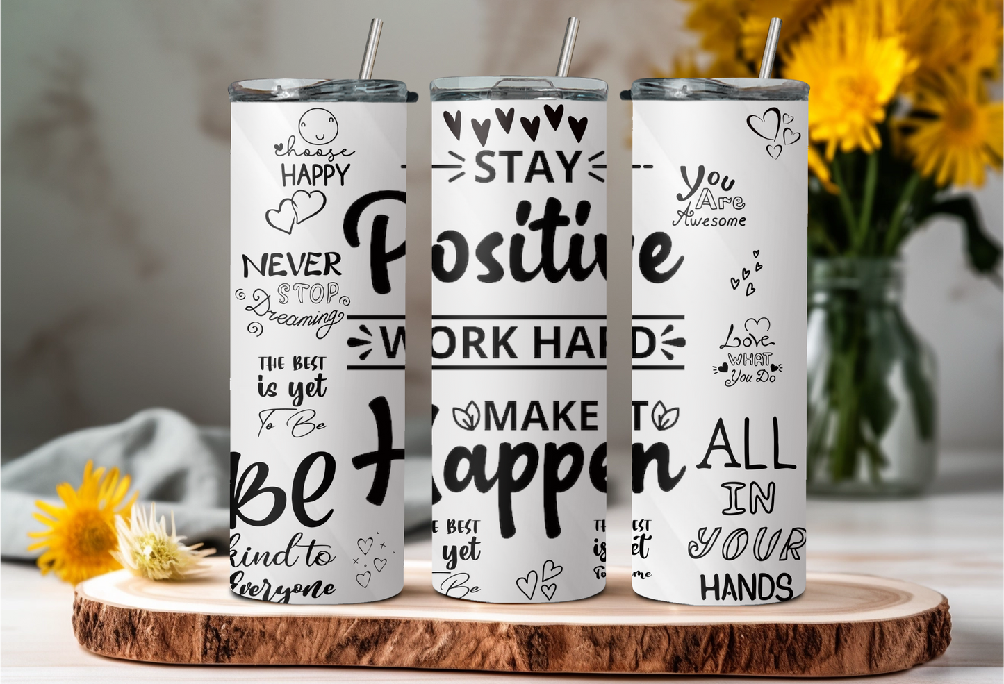 Stay Positive 20oz Tumblers
